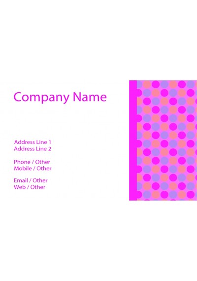 Polka Dots business Card